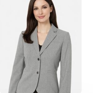 Calvin Klein | Classic Grey Single Breasted 2 Button Blazer